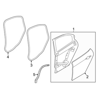 Alfa Romeo OE - Rear Door - Door & Components