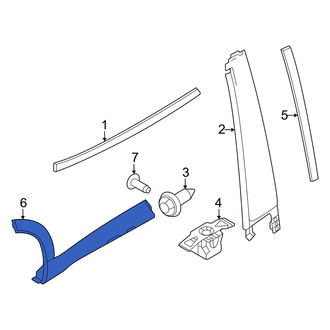 Alfa Romeo OE - Front Left Door Molding