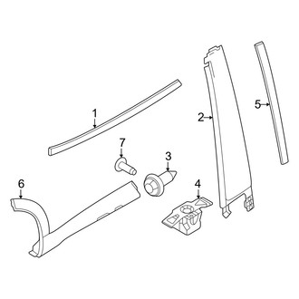 Alfa Romeo OE - Rear Door - Exterior Trim