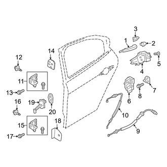 Alfa Romeo OE - Rear Door - Lock & Hardware