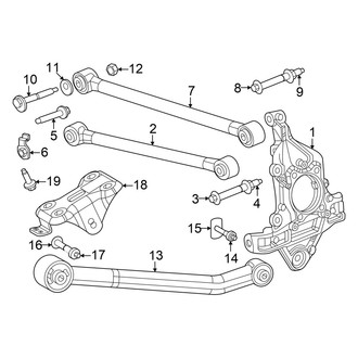 Alfa Romeo OE - Rear Suspension - Suspension Components (2.0L)
