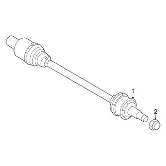 Alfa Romeo OE - Rear Suspension - Rear Axle (2.0L)