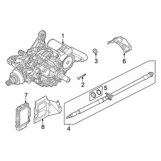 Alfa Romeo OE - Rear Suspension - Axle & Differential (2.0L)