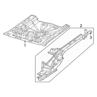 Alfa Romeo OE - Rear Body & Floor - Floor & Rails