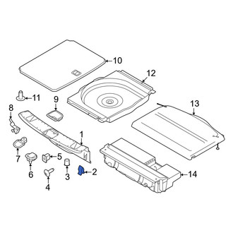 Alfa Romeo OE - Liftgate Trim Scuff Plate Clip
