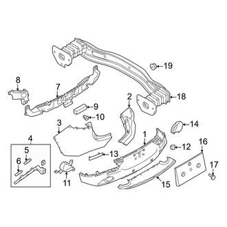 Alfa Romeo OE - Rear Bumper - Bumper & Components