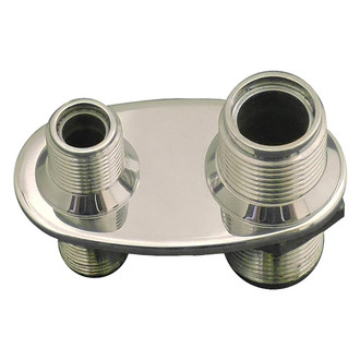 All American Billet® - Machined Oval A/C Bulkhead Fitting