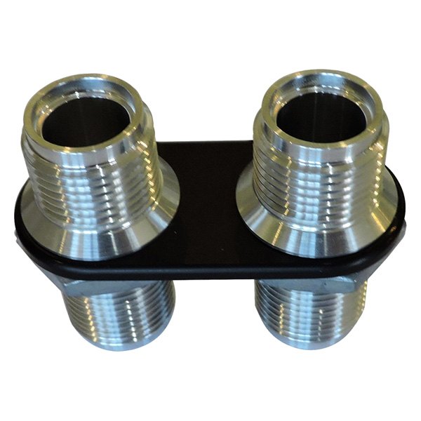 All American Billet® - Silverline Series Inline Heater Bulkhead 2 Fitting