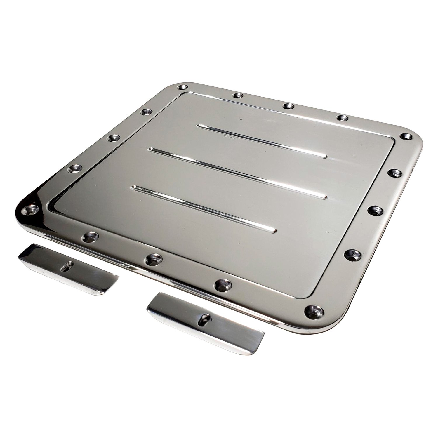 All American Billet® DGS-U-P - Polished Billet Bed Floor Gas Door