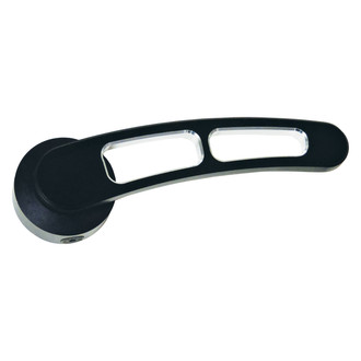 All American Billet® - Dual Cutout Black with Grooves Interior Door Handles
