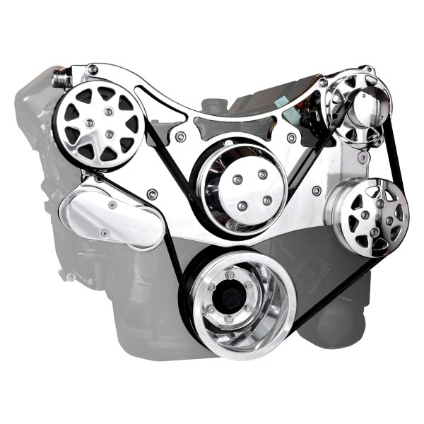 All American Billet® - Front Drive System with Air Conditioning / with Power Steering