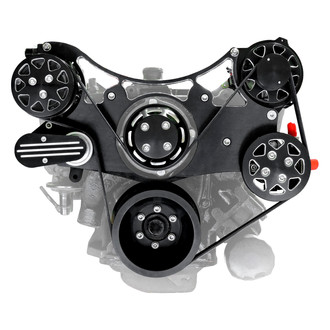 All American Billet® - Front Drive System with Air Conditioning / with Power Steering