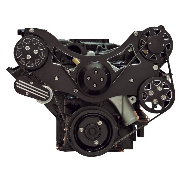 All American Billet® FDSFE203 Silverline™ Front Serpentine Belt