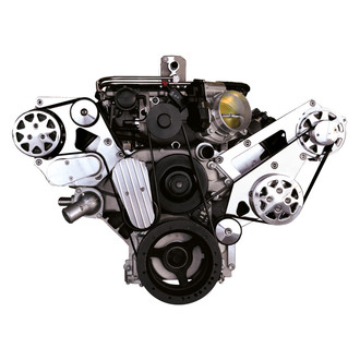 All American Billet® - Front Drive System with Air Conditioning / with Power Steering