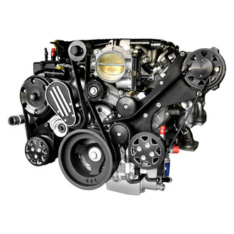 All American Billet® - Front Drive System with Air Conditioning / with Power Steering