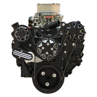 All American Billet® - Silverline Series Front Serpentine Belt Drive System