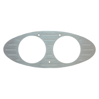 All American Billet® - 2-Gauge Panel, Anodized Ball Milled