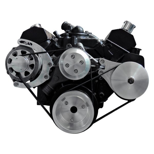 All American Billet® - Alternator and Power Steering Bracket Kit
