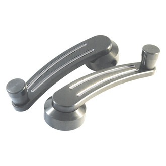 All American Billet® - Ball Milled Polished Window Cranks