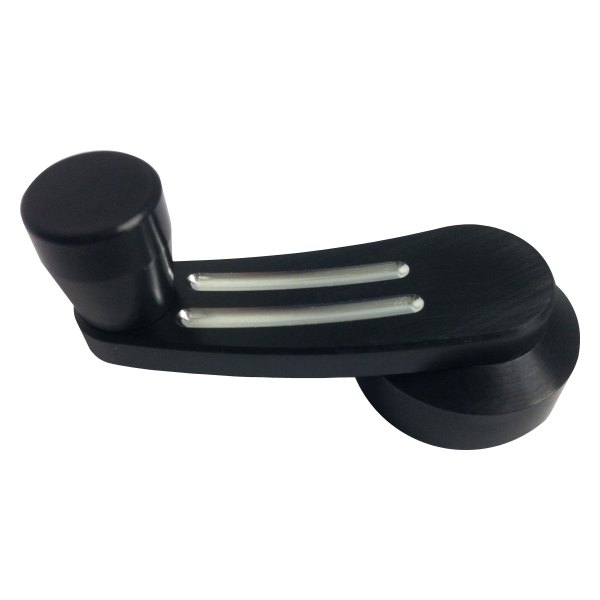 All American Billet® - Ball Milled Black with Grooves Window Cranks
