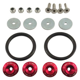 All-Fit Automotive® - Red Front Bumper Quick Release Kit