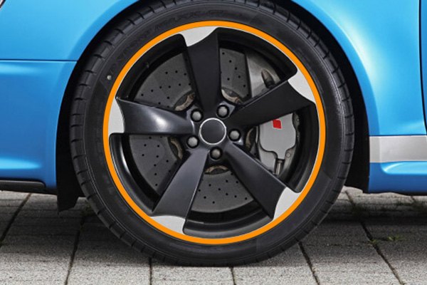 All-Fit Automotive® - Orange Wheel Rim Trim