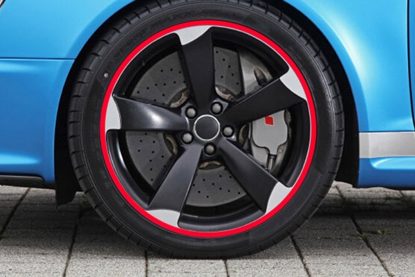 All-Fit Automotive® - Red Wheel Rim Trim
