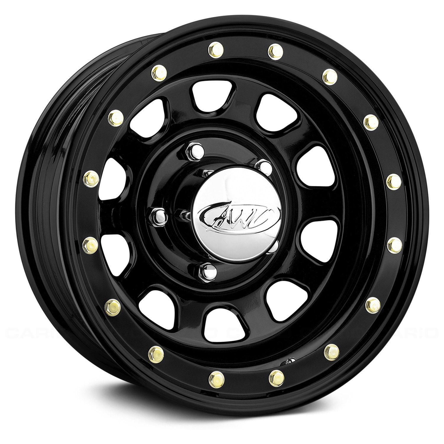 AWC® 54B DAYTONA Wheels - Black with Street Lock Rims