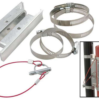 AllStar Performance® ALL10510 - Aluminium Quick Release Fire Extinguisher Bracket For 3-1/2" O.D. Extinguisher