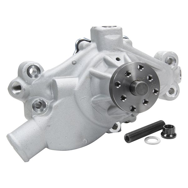 AllStar Performance® - Corvette Style Water Pump with 3/8" NPT Bypass Ports and Cam Stop Hardware