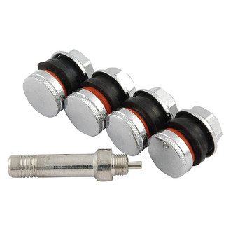 AllStar Performance® - Chrome Flush Mount Wheel Valve Stems