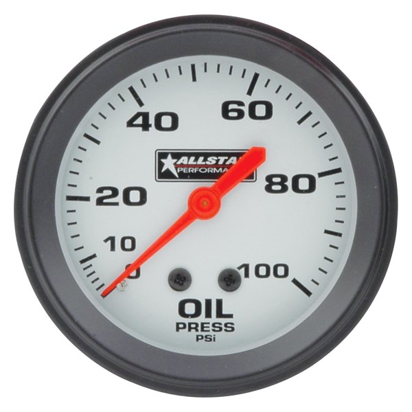 AllStar Performance® - 2-5/8" Oil Pressure Gauge, 0-100 PSI