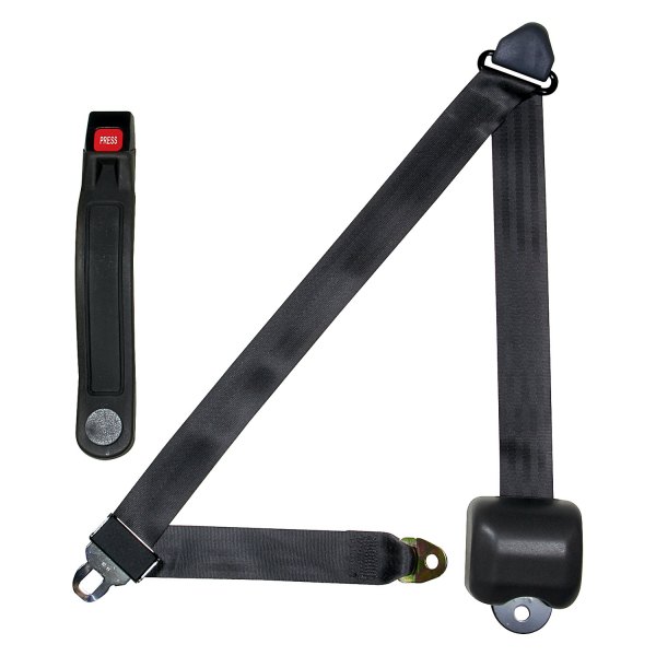 AllStar Performance® - 3-Point Charcoal Retractable Seat Belts