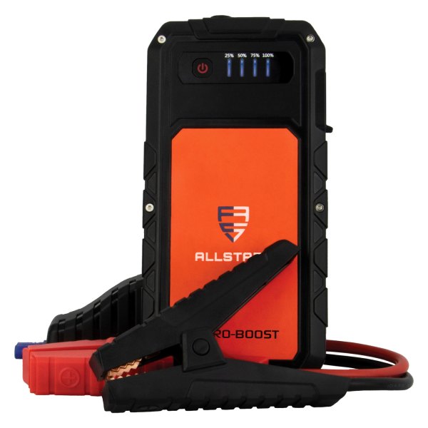 Allstart® - 12 V Compact Micro-Boost Battery Jump Starter with Flashlight