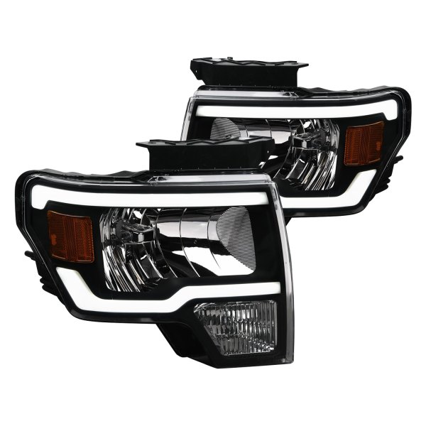 Alpha Owls® - LM Series Black LED DRL Bar Headlights