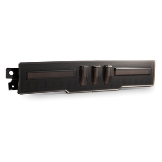 AlphaRex® - NOVA-Series Prismatic Black/Smoke Fiber Optic LED 4th Brake Light