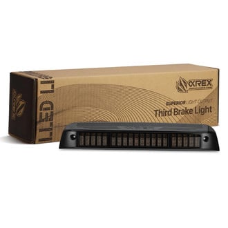 AlphaRex® - NOVA-Series Prismatic Alpha-Black/Smoke Fiber Optic LED 3rd Brake Light