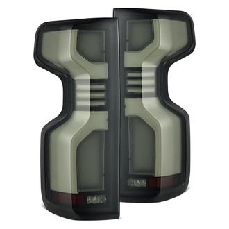 AlphaRex® - LUXX-Series Driver and Passenger Side Black Sequential Fiber Optic LED Tail Lights