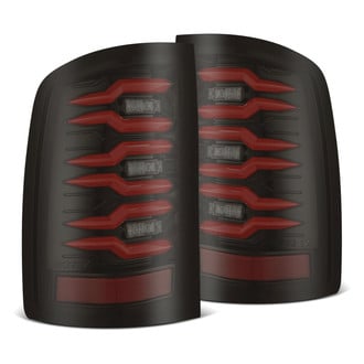 AlphaRex® - LUXX-Series Driver and Passenger Side Black Sequential LED Tail Lights