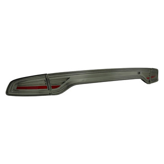 AlphaRex® - NOVA-Series Prismatic Driver and Passenger Side Chrome/Smoke Sequential Fiber Optic LED Tail Lights
