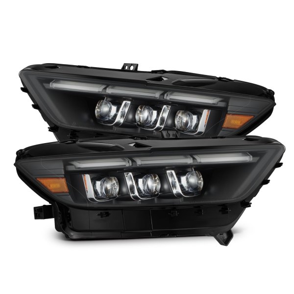 AlphaRex® - NOVA-Series Black Sequential DRL Bar Projector LED Headlights
