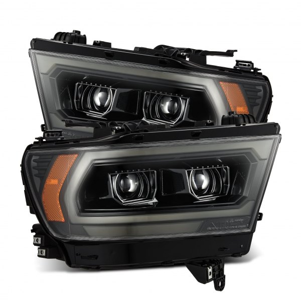 AlphaRex® - PRO-Series Alpha-Black Sequential LED DRL Bar Projector Headlights
