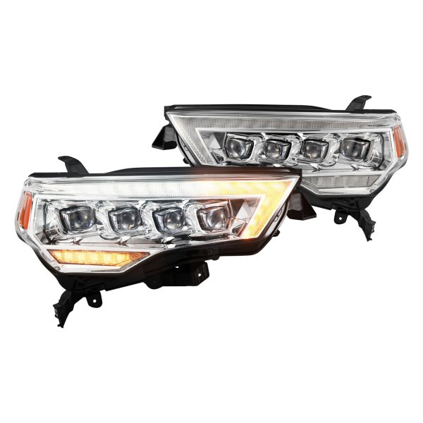AlphaRex® - NOVA-Series G2 Chrome Projector LED Headlights with Sequential DRL