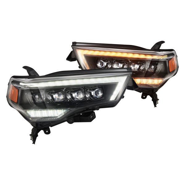 AlphaRex® - NOVA-Series G2 Alpha-Black Projector LED Headlights with Sequential DRL