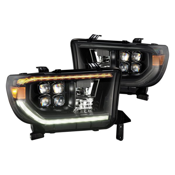 AlphaRex® - NOVA-Series G2 Alpha-Black Projector LED Headlights with Sequential DRL
