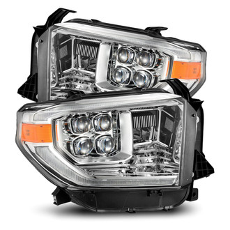 AlphaRex® - NOVA-Series G2 Driver and Passenger Side Chrome Projector LED Headlights with Sequential DRL
