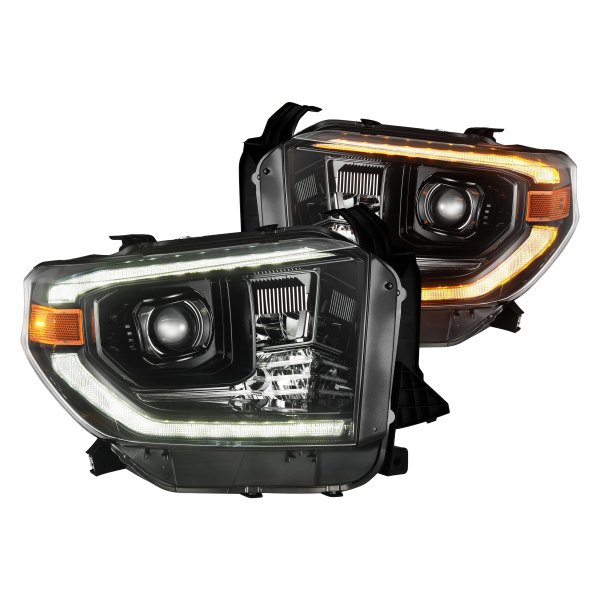 AlphaRex® - PRO-Series G2 Alpha-Black Projector Headlights with Sequential LED DRL