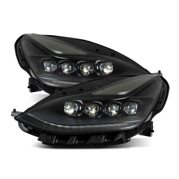 AlphaRex® - NOVA-Series Alpha-Black Sequential Light Tube Projector LED Headlights