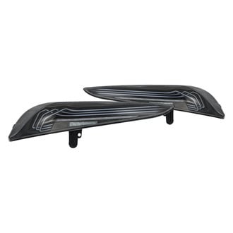 AlphaRex® - LUXX-Series Driver and Passenger Side Black Laser Style Fiber Optic LED Tail Lights