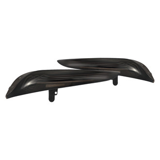 AlphaRex® - LUXX-Series Driver and Passenger Side Alpha-Black Laser Style Fiber Optic LED Tail Lights